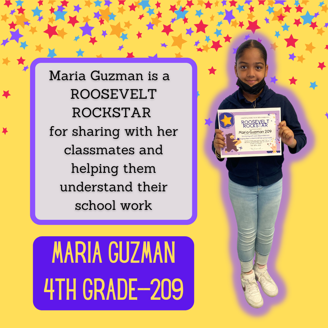 Let's Hear It For Our Roosevelt Rock Stars For April And May #4