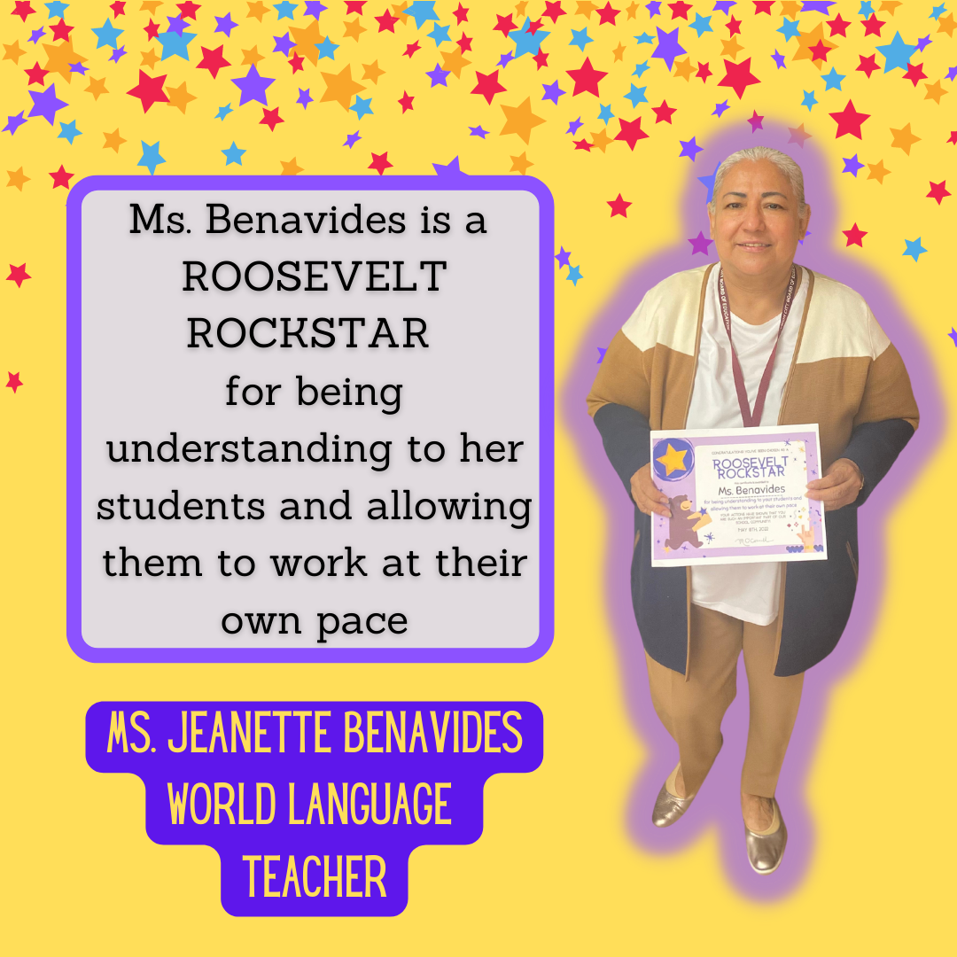Congratulations To Our Roosevelt Rock Stars For April And May #19