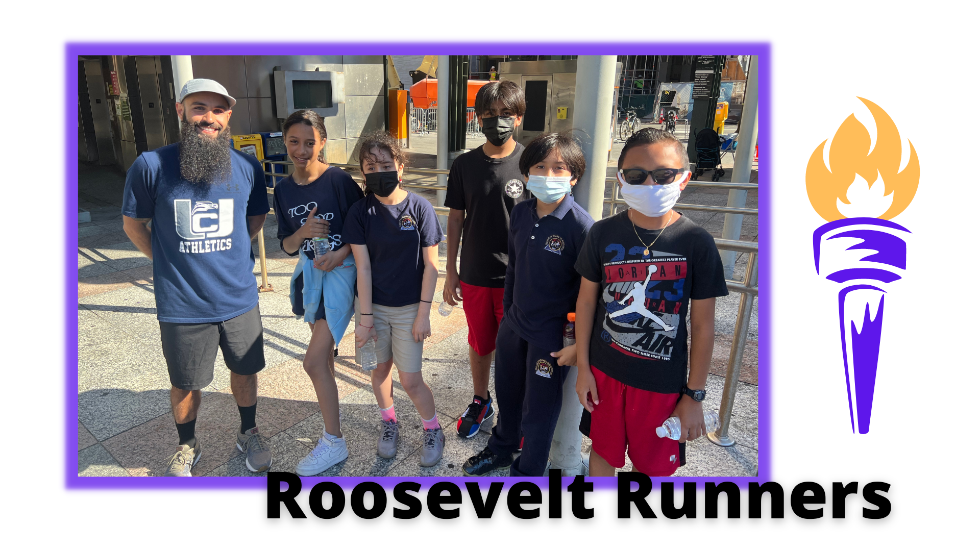 Cheering Our Runners-Roosevelt School-Photo #2