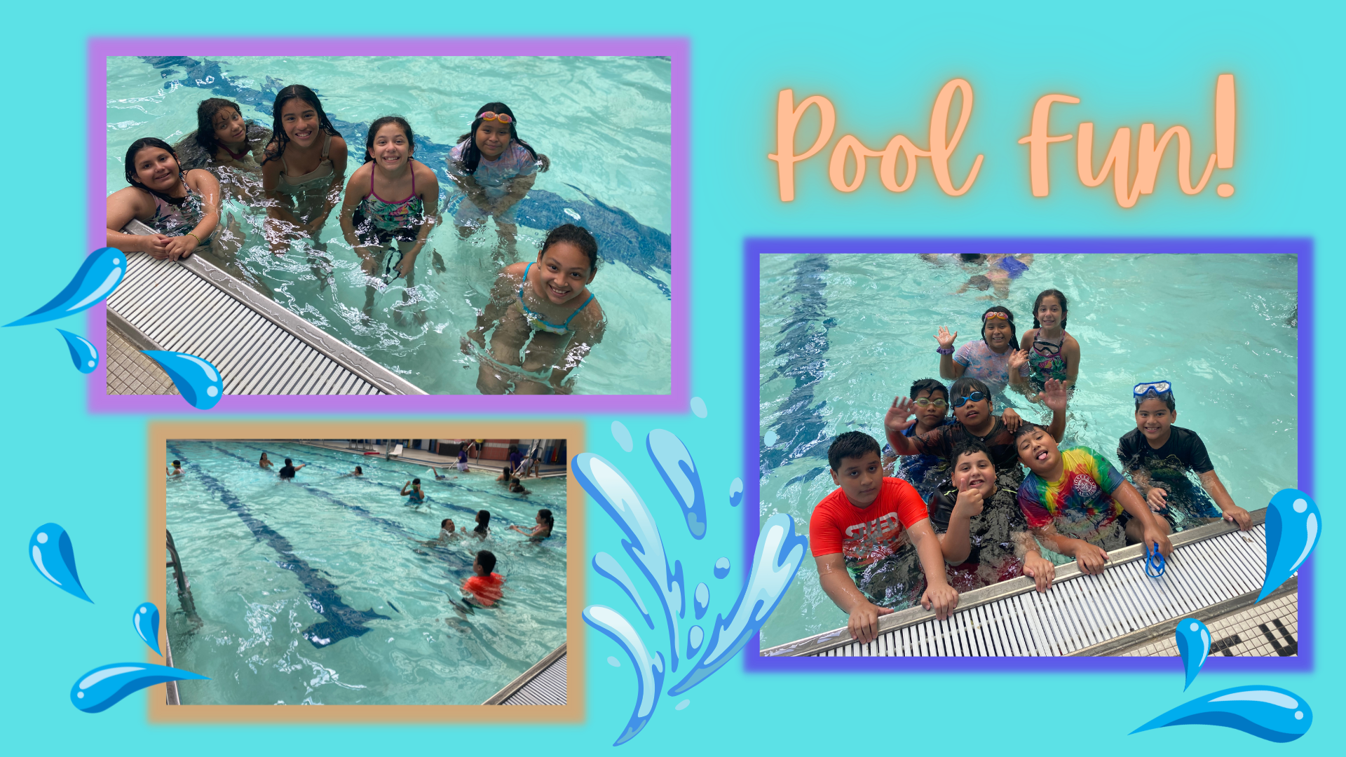 Pool Fun For Roosevelt School Students