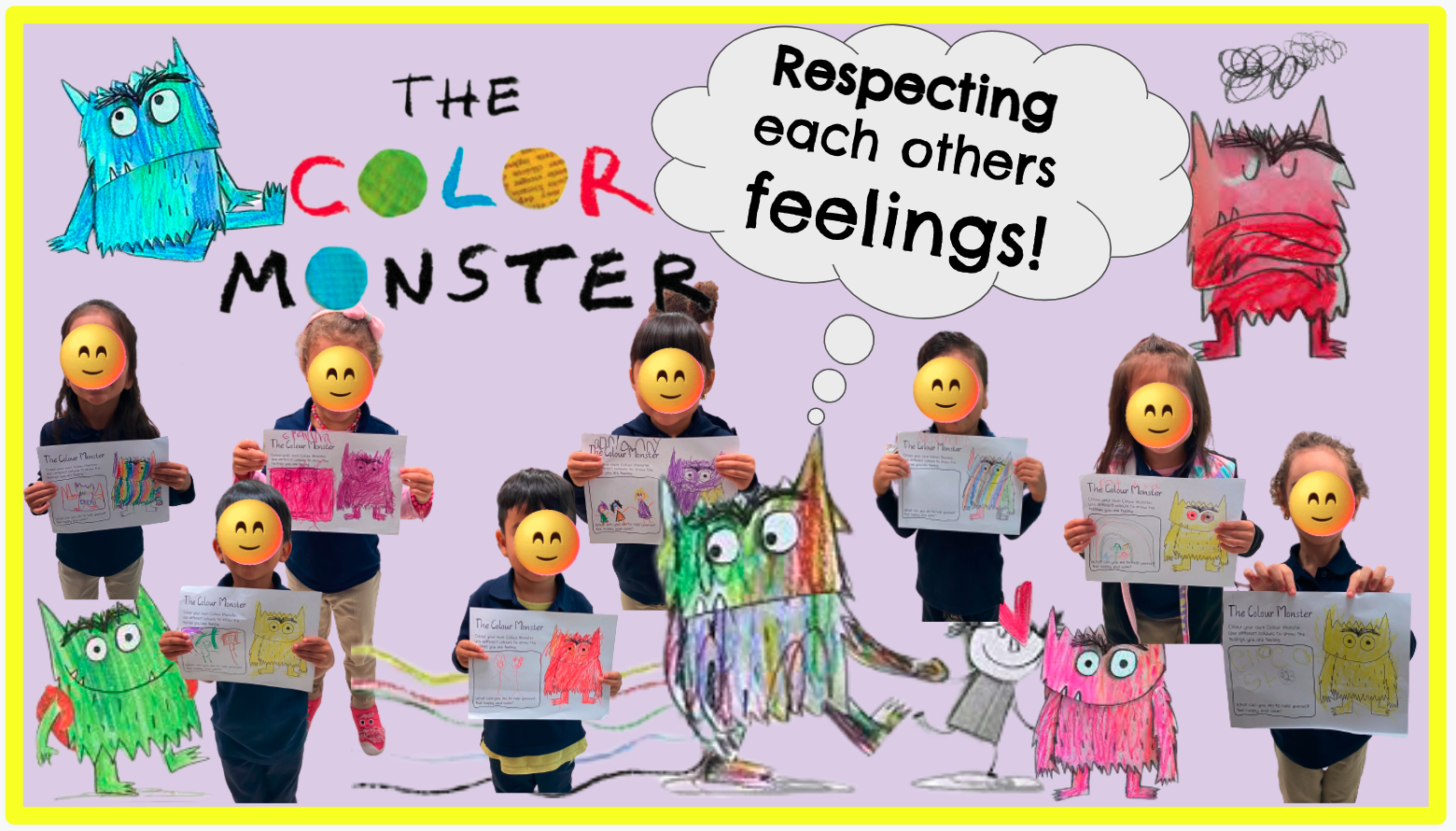 The Color Monster during the Week of Respect