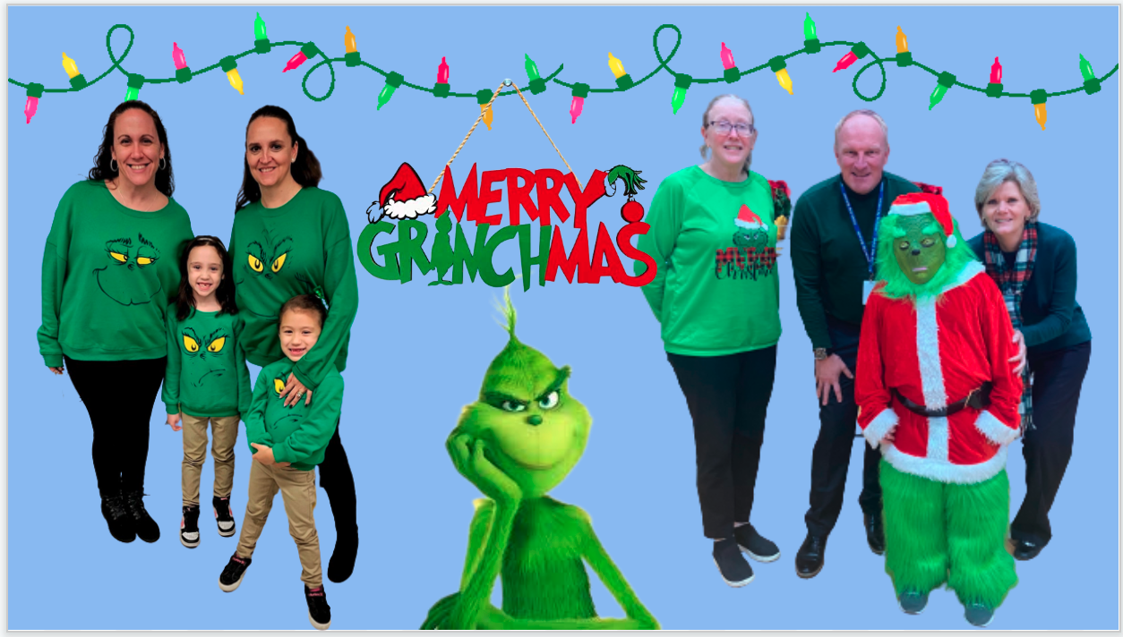 Grinch Day at the Roosevelt School