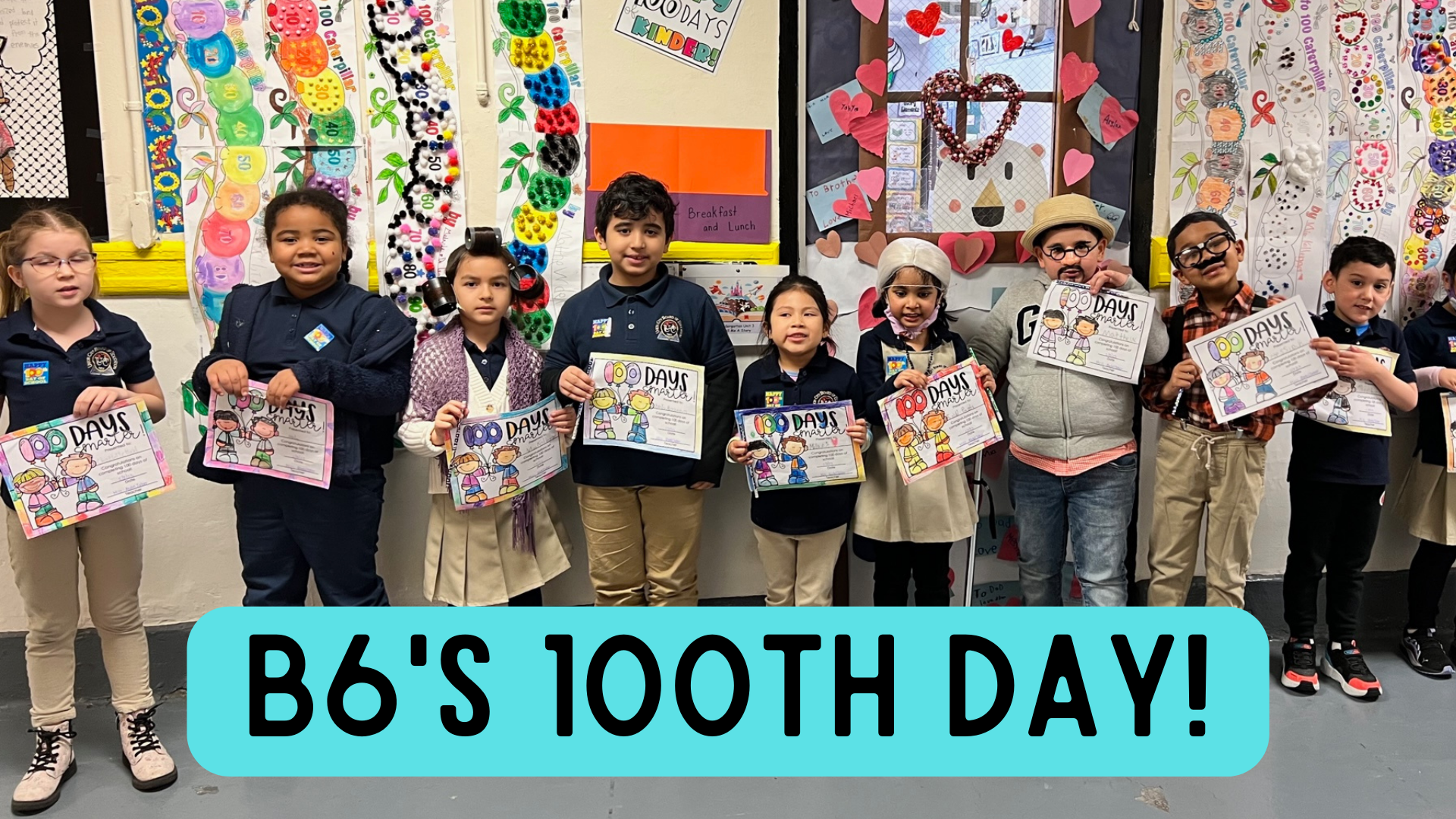 Celebrating 100 Days at the Roosevelt School