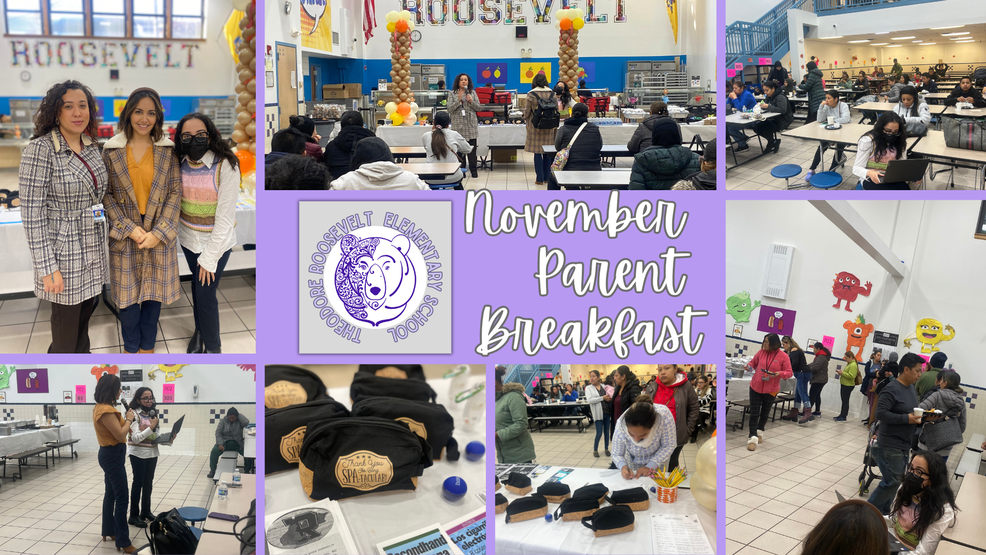 November Parent Breakfast at the Roosevelt School